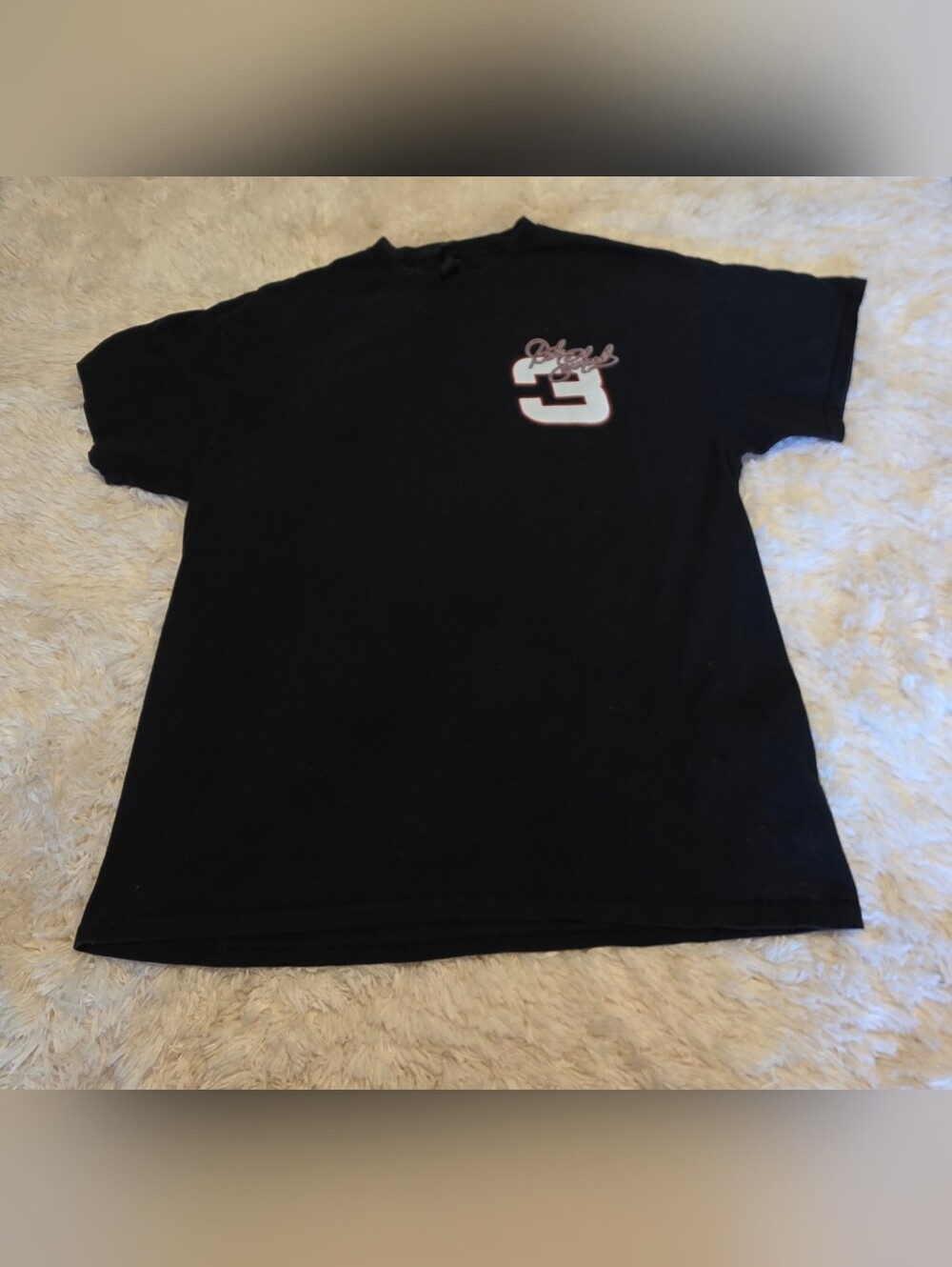Gildan Men's Black Vintage Dale Earnhardt #3 Racing Graphic Sz. XL